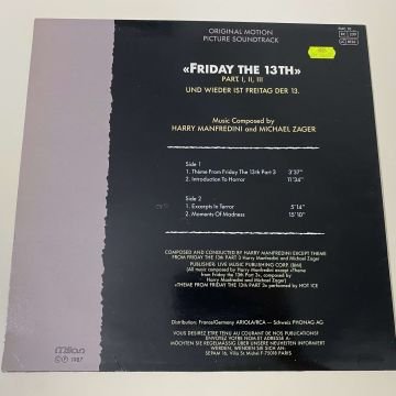 Harry Manfredini And Michael Zager – Friday The 13th: Meurtres En 3 Dimensions (Original Motion Picture Soundtrack)