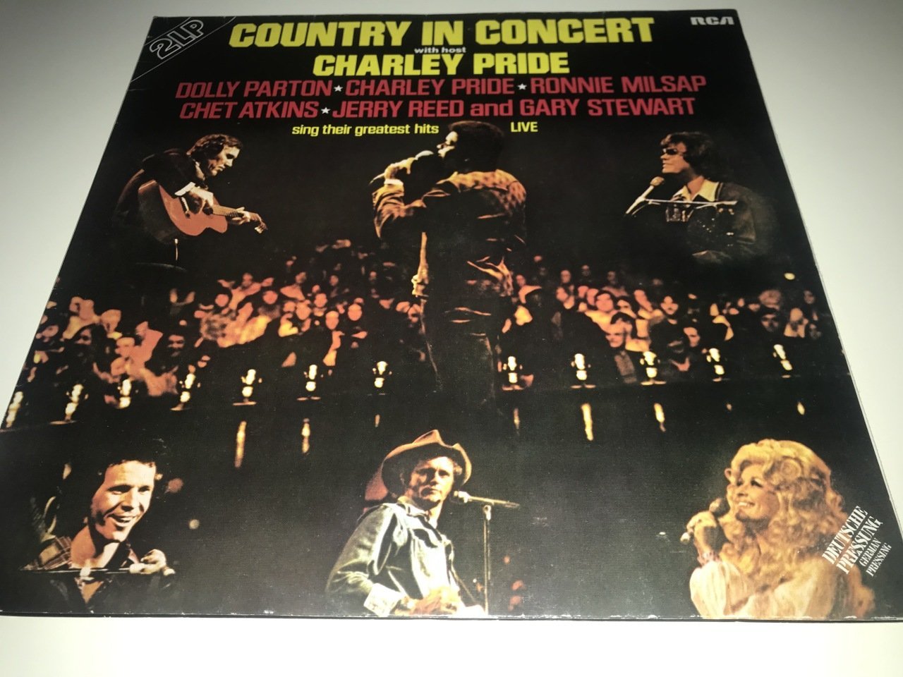 Country In Concert With Host Charley Pride 2 LP