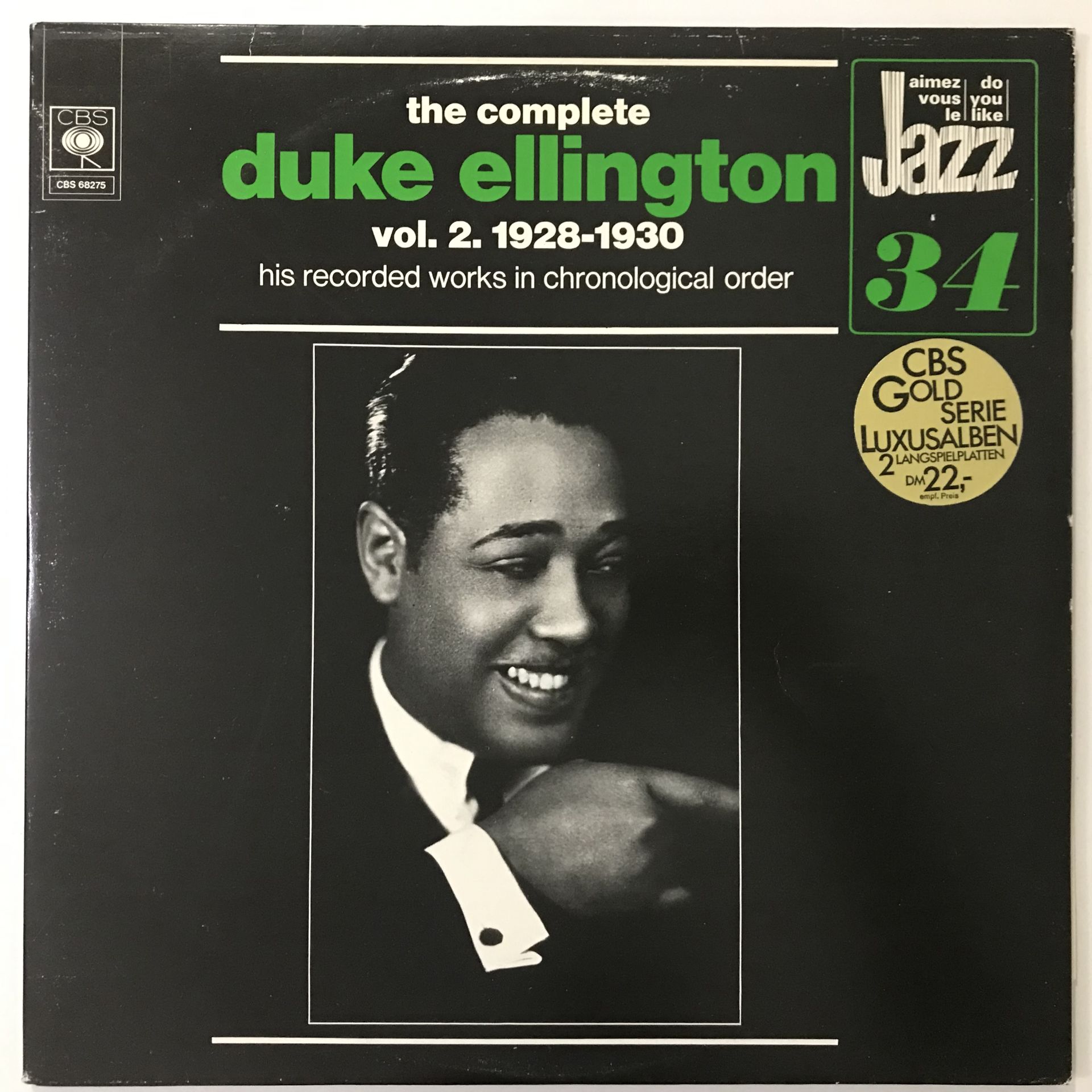 Duke Ellington – The Complete Duke Ellington Vol. 2 1928-1930 2 LP