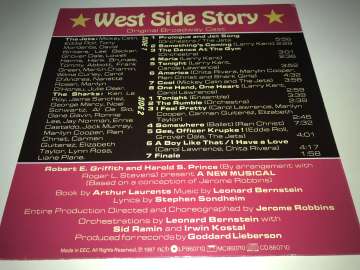 ''West Side Story'' Original Broadway Cast ‎– West Side Story