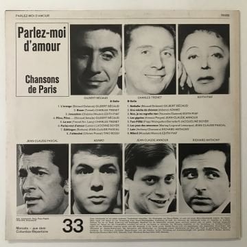 Parlez-Moi D'Amour - Chansons De Paris