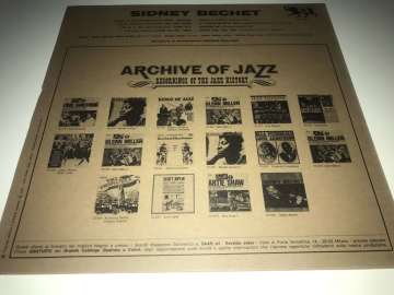 Sidney Bechet ‎– Archive Of Jazz Volume 16