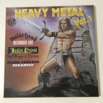 Motörhead, Judas Priest, Black Sabbath – Heavy Metal Vol. 1 3 LP (Kutulu Set)