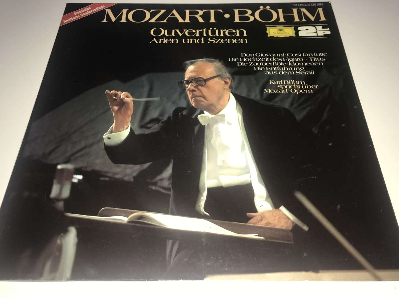 Mozart · Böhm – Ouvertüren, Arien Und Szenen 2 LP