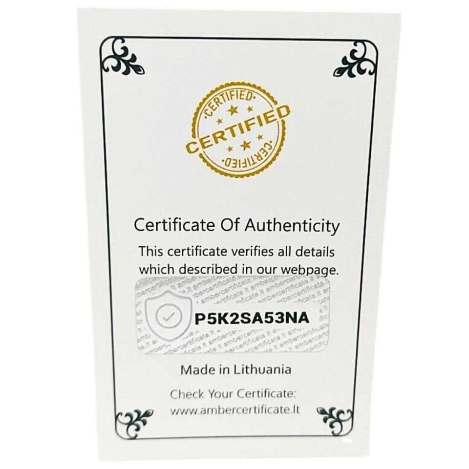 Damla Kehribar Kolye Ucu – KHR509
