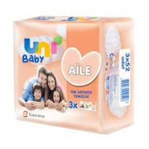 Uni Baby Aile Islak Mendil 3*52