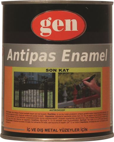 Gen Antipas Enamal (Antipas+Astar+Son Kat) 1 Kg Siyah