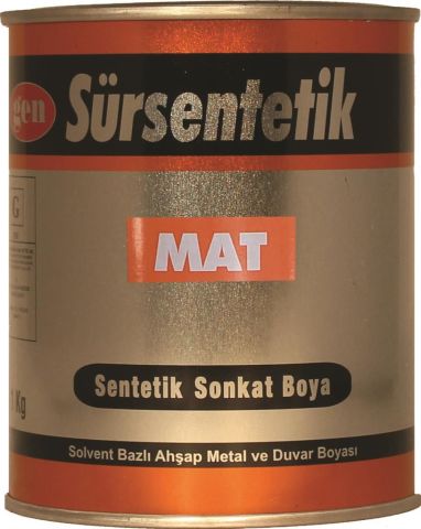 Gen Sür Sentetik Mat Siyah 3Kg