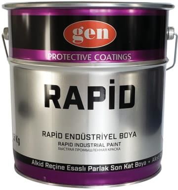 Gen Rapid Endüstriyel Boya Mat Siyah 1Kg