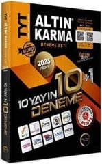 Altın Karma Yayınları 2023 10 Farklı Yayın Tyt 10+1 Video Çözümlü Deneme Seti
