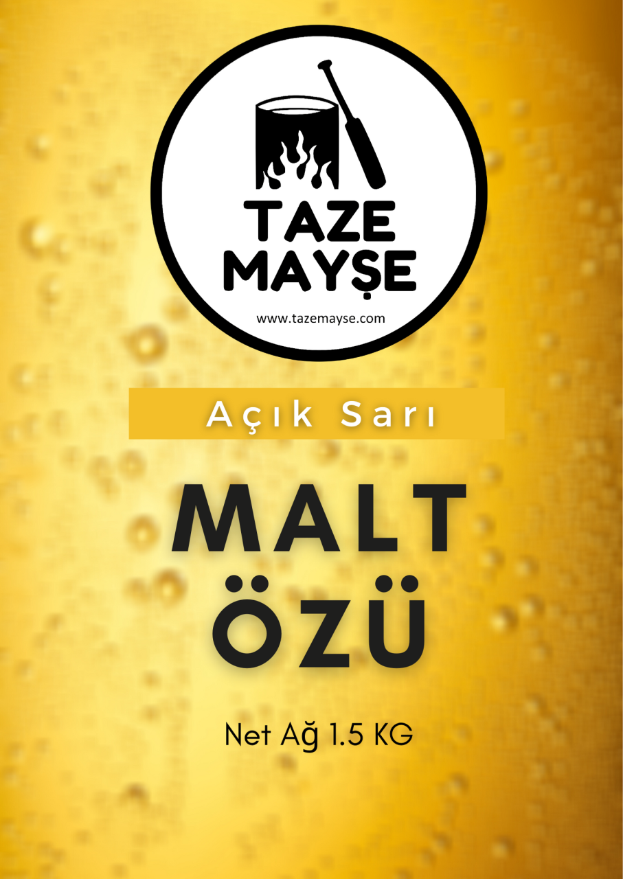 Açık Sarı Şerbetçiotsuz Malt Özü