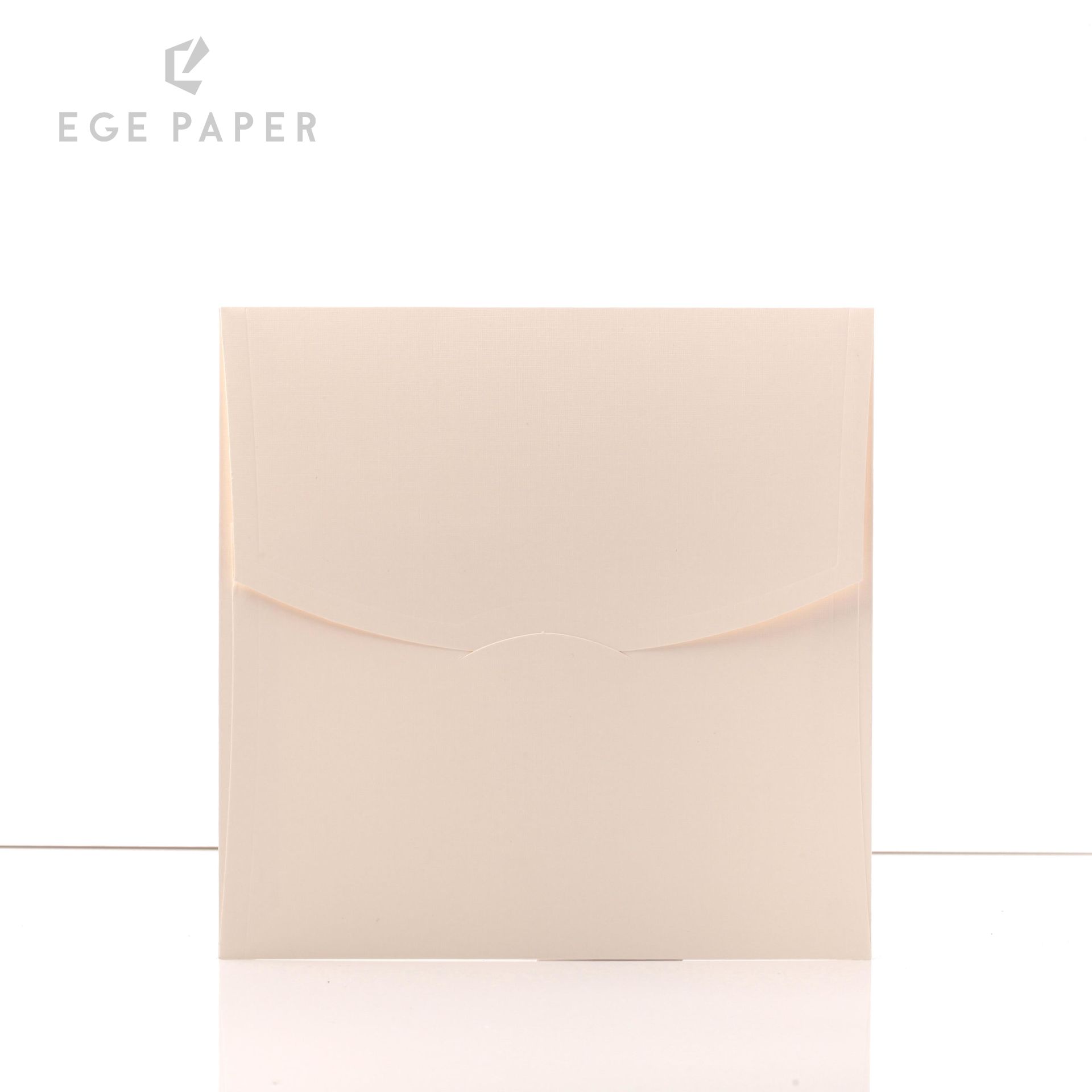 18X18CM LİNEN CREAM ENVELOPE - 230 GSM - 50 PCS