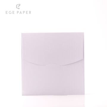 18X18CM - LINEN WHITE ENVELOPE - 250 GSM - 50 PCS