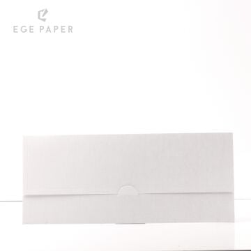 12X28CM - METALİK TUALE BEYAZ - 250GR - 50 ADET