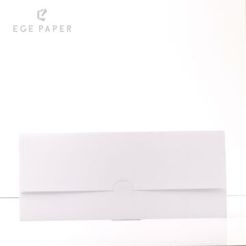 12X28CM - TUALE BEYAZ  ZARF - 230GR - 50 ADET