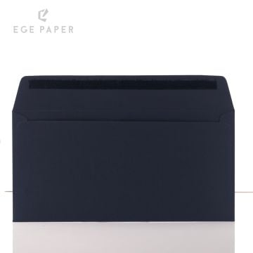 11x22Cm (DL) Carisma Desen Lacivert 120gr  Lüks Davetiye Zarfı - 50 Adet