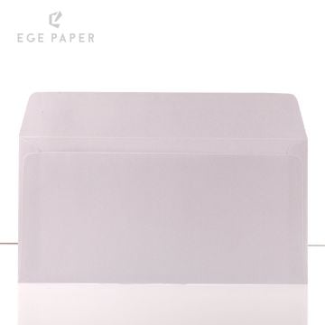 11X22CM - METALLIC WHITE ENVELOPE - 120 GSM - 50 PCS