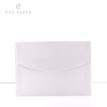 13X18CM - LINEN WHITE ENVELOPE - 120 GSM - 50 PCS