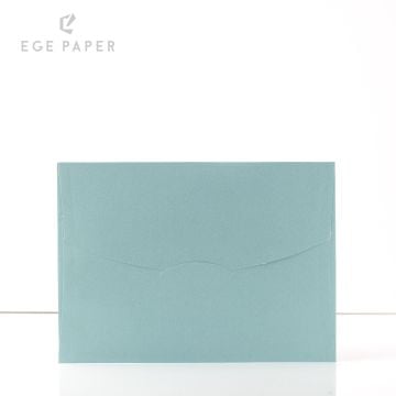 13X18CM - METALLIC TURQUOİSE ENVELOPE - 120 GSM - 50 PCS