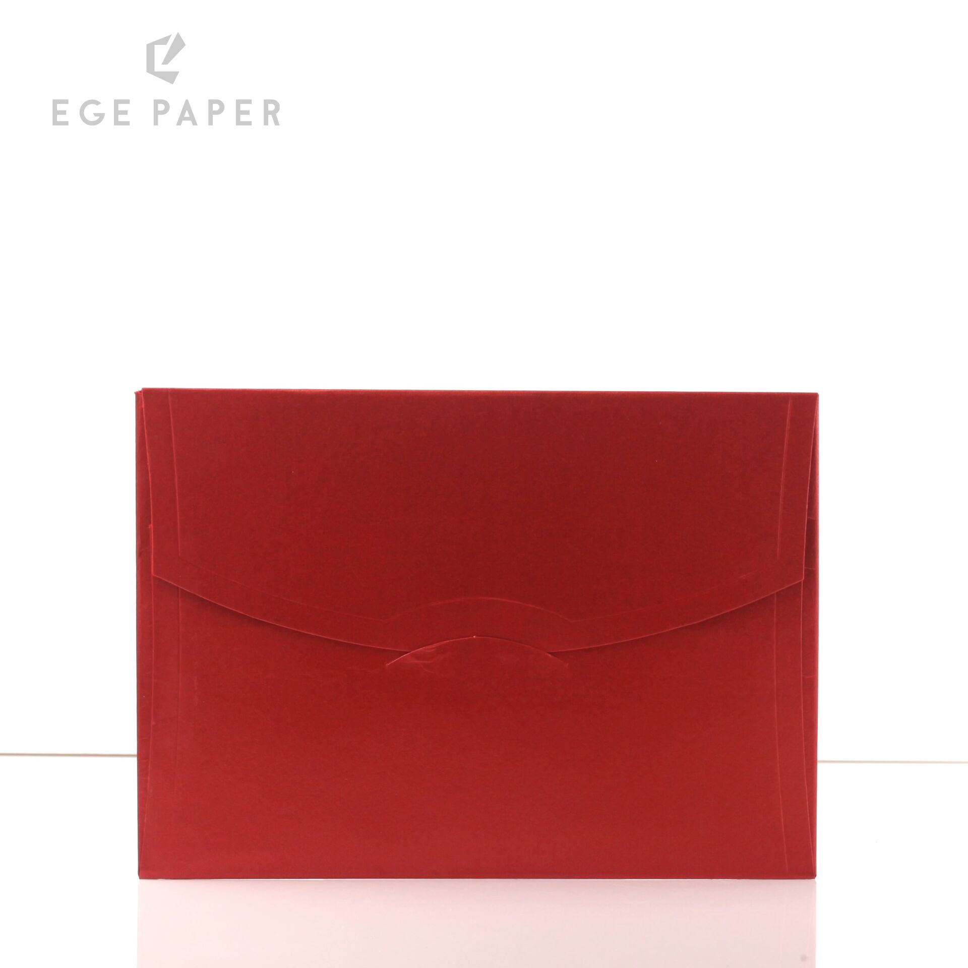 13x18cm 120g Luxury Invitations Metallic Red Envelope - 50 Piece