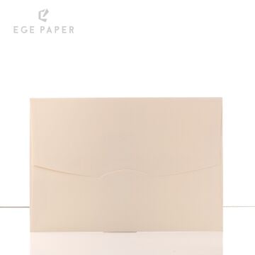 16x23cm canvas Pattern Cream 230g Luxury Invitations Envelope - 50 Piece