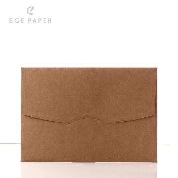 16x23Cm (C5) Kraft 250gr  Lüks Davetiye Zarfı - 50 Adet