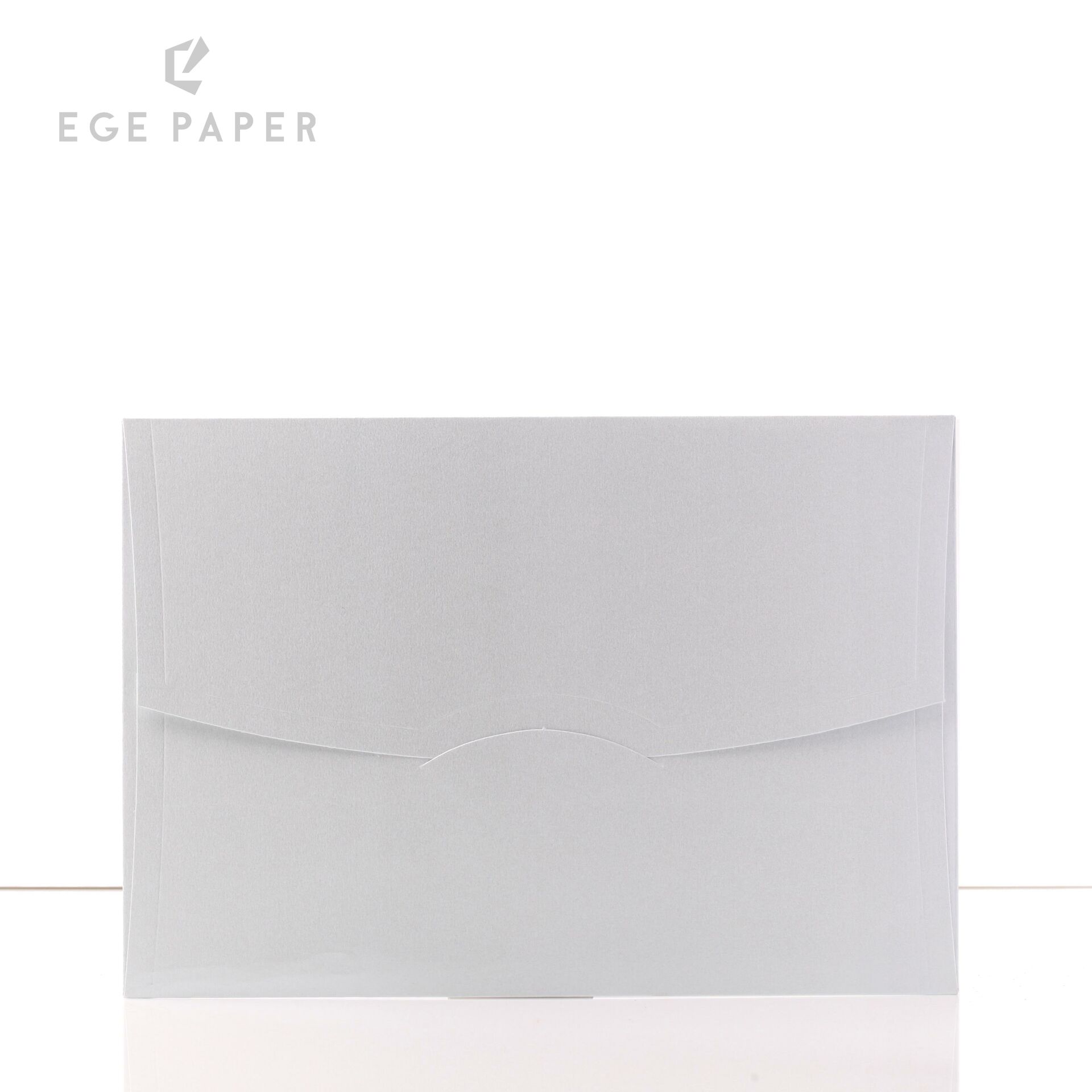 16x23Cm (C5)  Metalik Şeker Mavi 250gr  Lüks Davetiye Zarfı - 50 Adet
