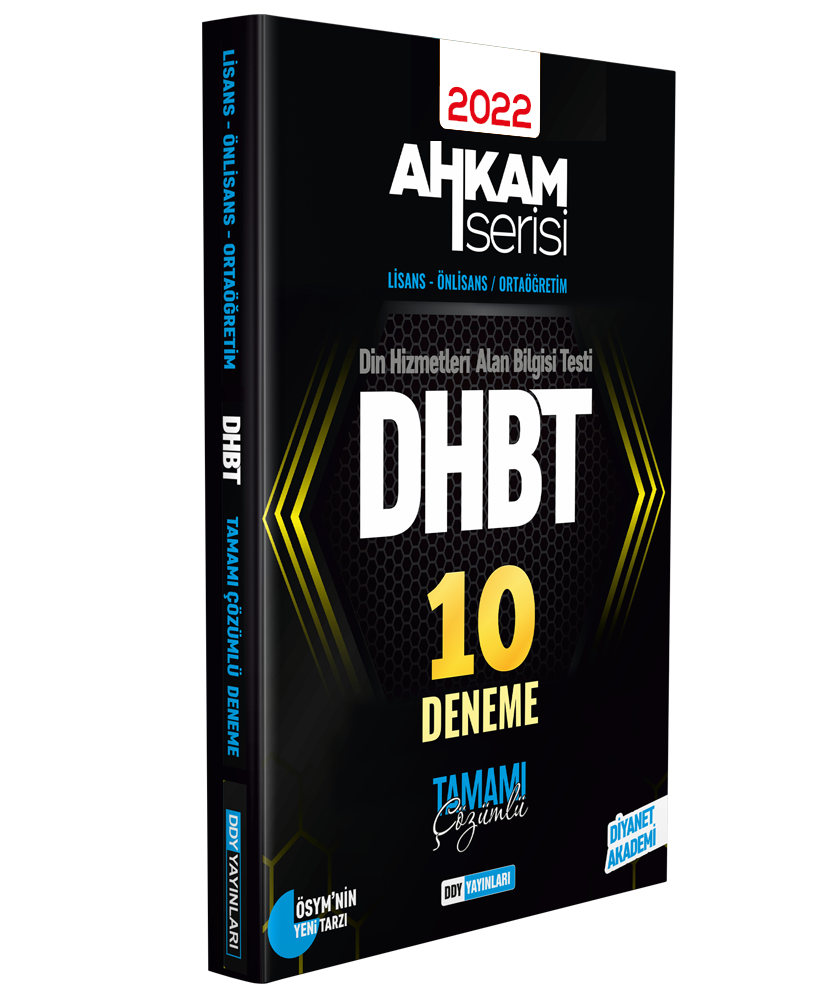 DHBT Ahkam Tüm Adaylar Tamamı Çözümlü 10 Deneme