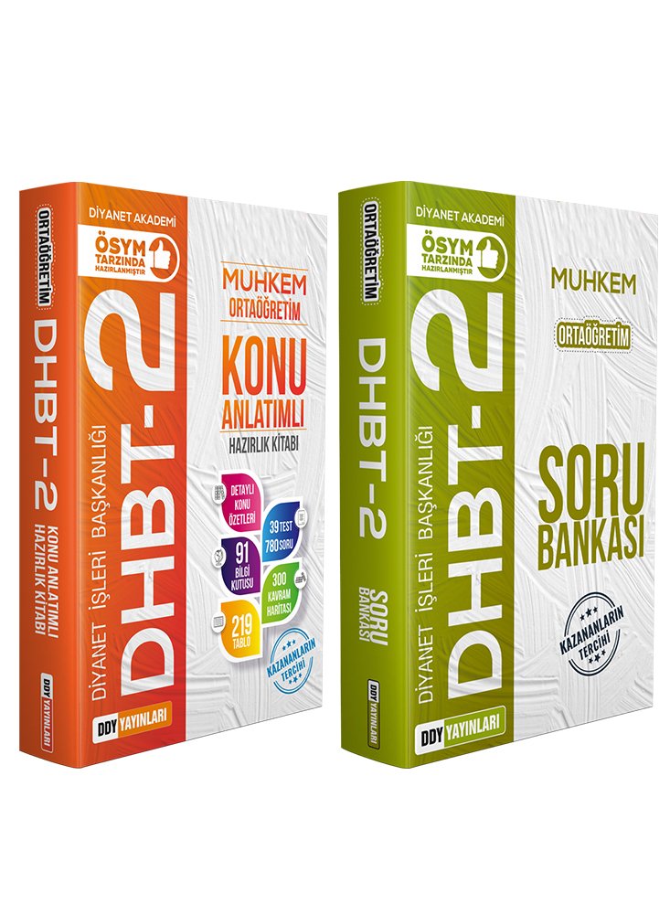 DHBT Muhkem Ortaöğretim (İHL) Konu-Soru 2'li Set