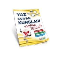 Yaz Kuran Kursları Yaprak Test 1. Kur