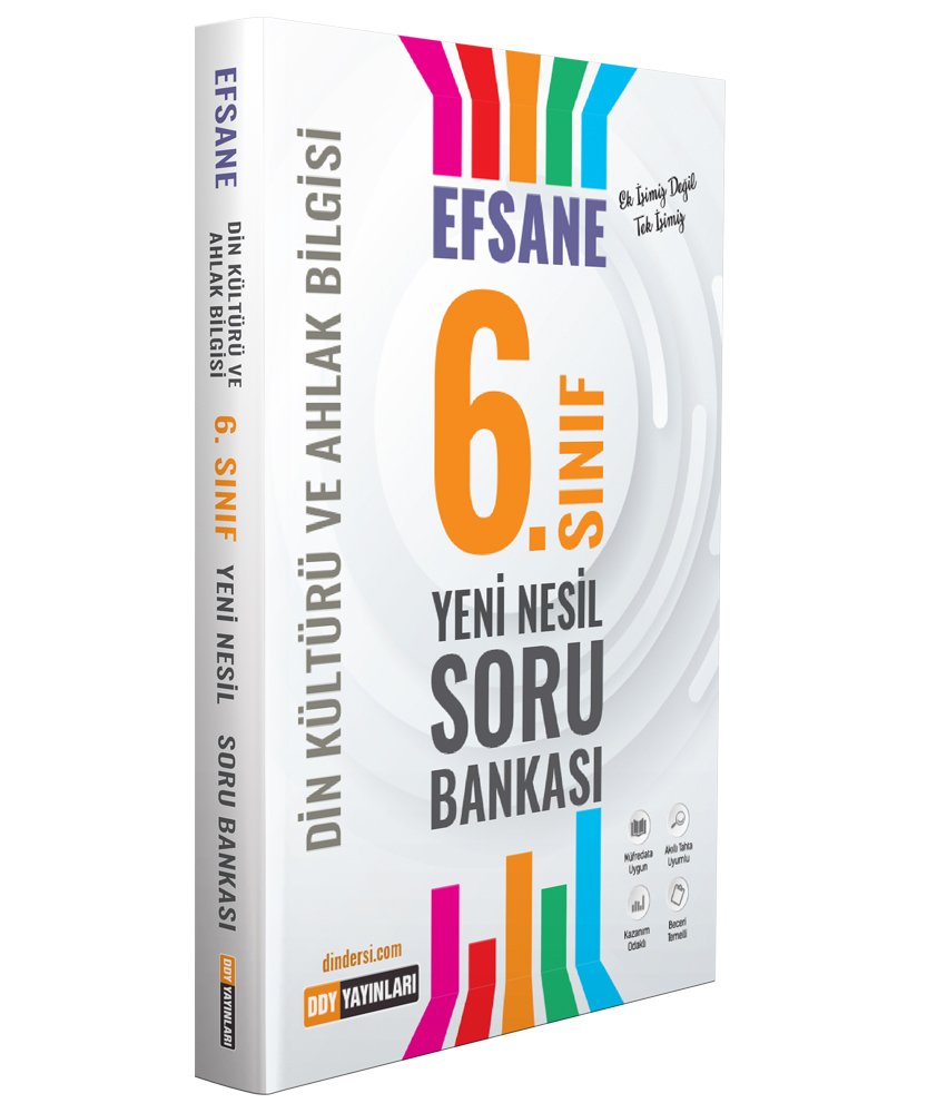 6.Sınıf Din Kültürü ve Ahlak Bilgisi Efsane Yeni Nesil Soru Bankası