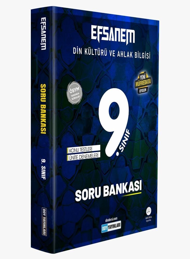 9.Sınıf Din Kültü ve Ahlak Bilgisi Efsane Konu Anlatımlı Soru Bankası Yeni Müfredat Yeni Kitap