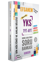 YKS TYT AYT Din Kültürü ve Ahlak Bilgisi Efsane Konu Anlatımlı Soru Bankası