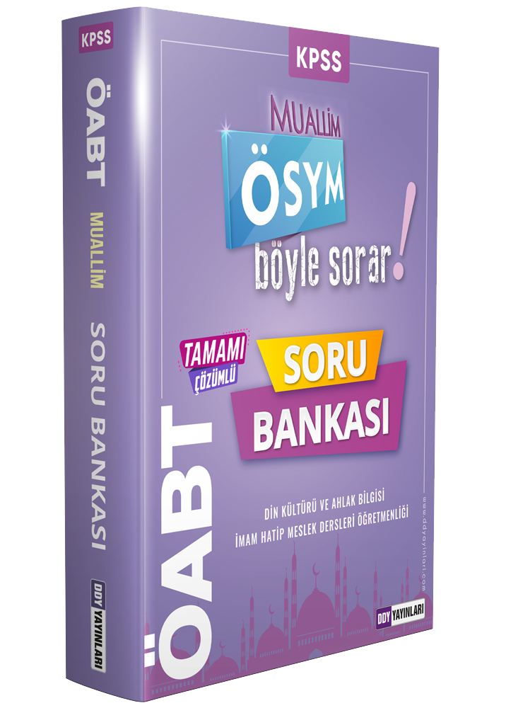 ÖABT Din Kültürü Ve Ahlak Bilgisi Muallim Tamamı Çözümlü Soru Bankası