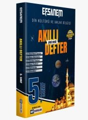 5.Sınıf Din Kültürü ve Ahlak Bilgisi Efsane Akıllı Defter Yeni Müfredat 2024