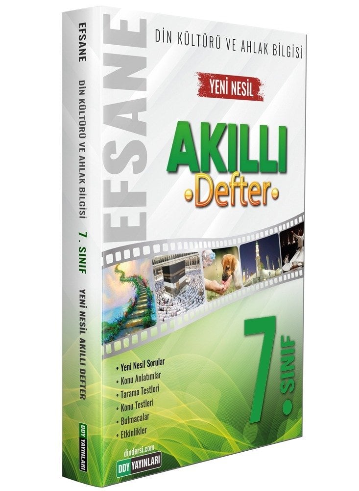 7.Sınıf Din Kültürü ve Ahlak Bilgisi Efsane Akıllı Defter