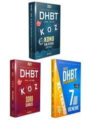 DHBT Koz 3'Lü Set Lisans Önlisans