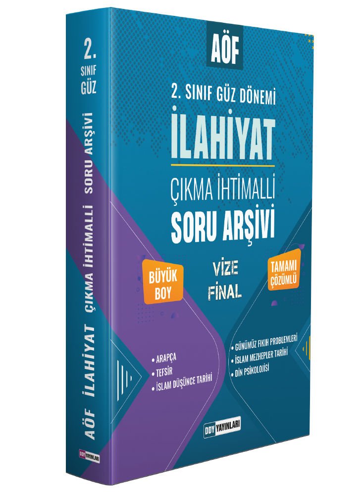 AÖF İlahiyat 2. Sınıf Güz Dönemi Çıkmış Soru Arşivi Tamamı Çözümlü