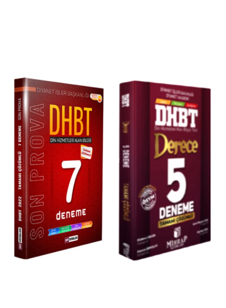 Dhbt Tüm Adaylar Son Prova + Derece5 Deneme 2'Li Set