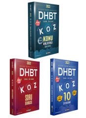 DHBT Koz 3'Lü Set Lisans Önlisans