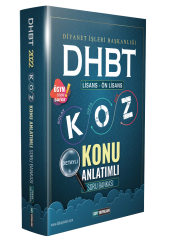 2024 DHBT Koz Konu Anlatımı ve Soru Bankası