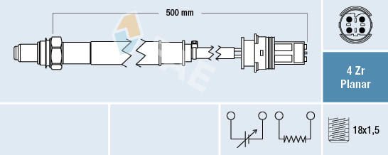 Fae Lambda Sensörü E70 E83 E90 N52 (1178 7 545 075)