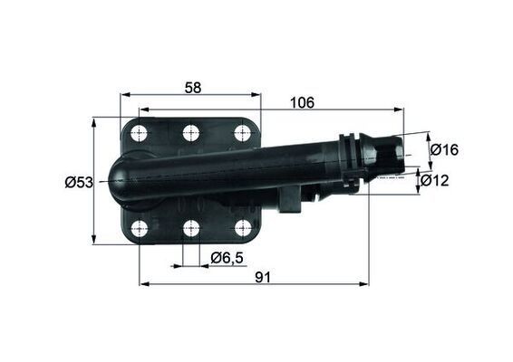 Behr Mahle Termostat Isı Ayarlacı Valf E60 E61 E63 E64 E65 E66 E67 (1712 7 507 982)