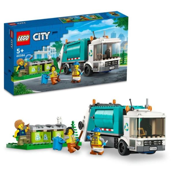 LEGO CITY 60386 RECYCLING TRUCK-4