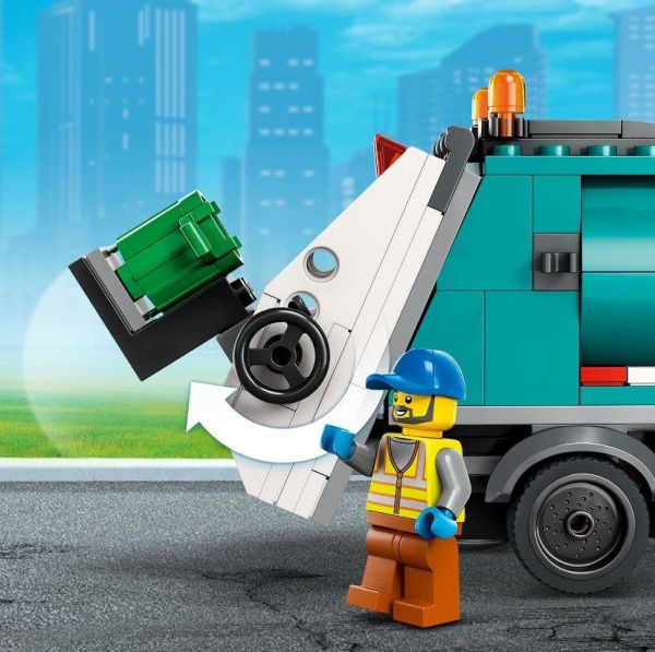 LEGO CITY 60386 RECYCLING TRUCK-4