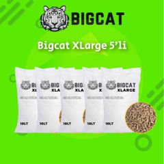 Bigcat XLarge Beşli Organik Kedi Kumu 50 LİTRE