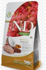 N&D Quinoa Tahılsız Skin & Coat Bıldırcın Yetişkin Kedi Maması 5 Kg