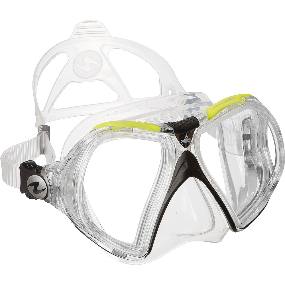 Aqua Lung Infinity Şeffaf Silikon - Lime Dalış Maskesi
