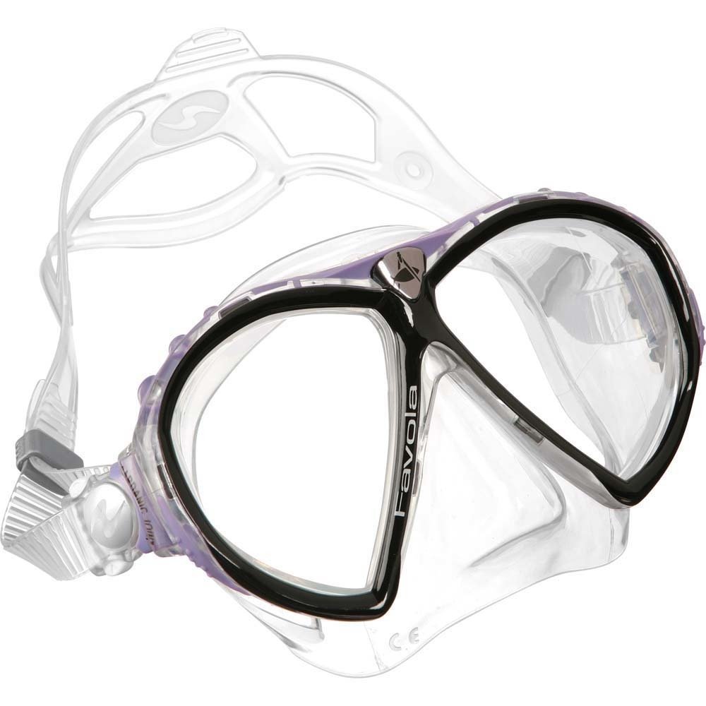 Aqua Lung Favola Şeffaf - Lila Dalış Maskesi