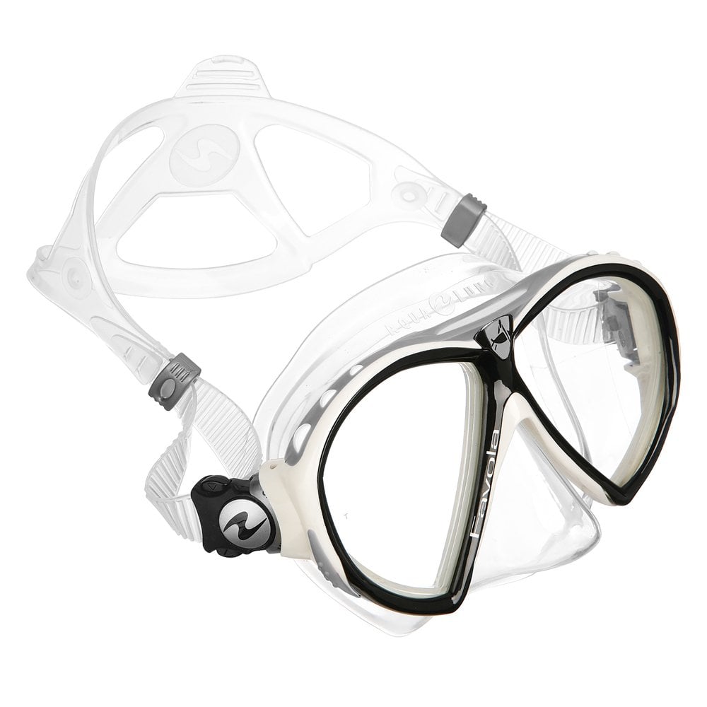 Aqua Lung Favola Şeffaf - Buz Beyazı Dalış Maskesi